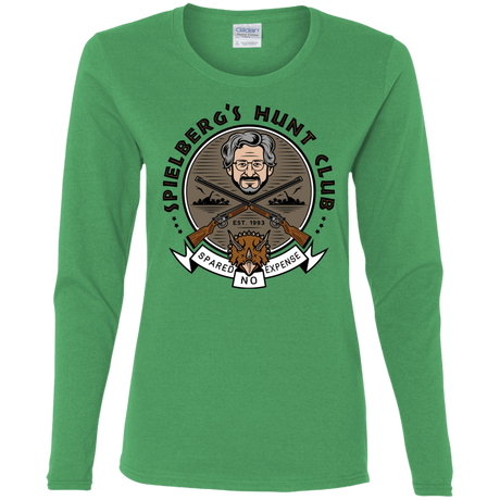 T-Shirts Irish Green / S Spielbergs Hunt Club Women's Long Sleeve T-Shirt