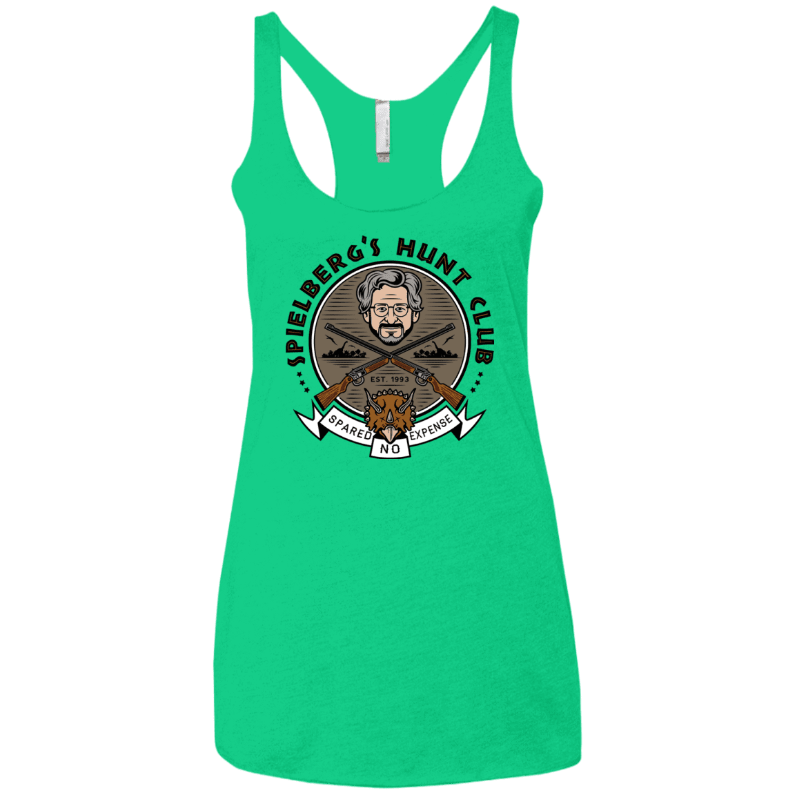 T-Shirts Envy / X-Small Spielbergs Hunt Club Women's Triblend Racerback Tank