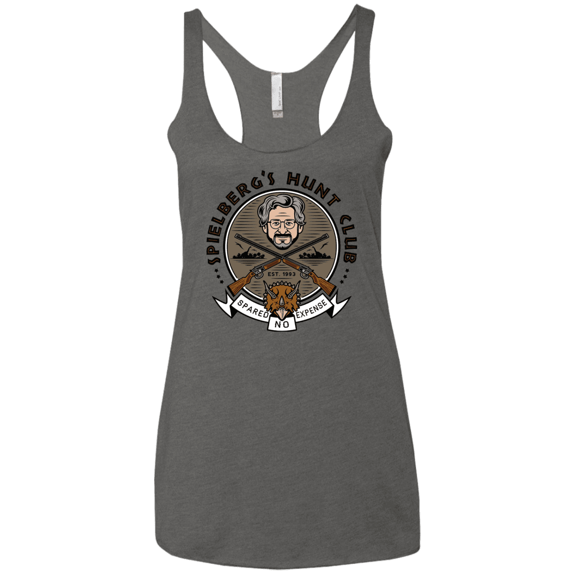 T-Shirts Premium Heather / X-Small Spielbergs Hunt Club Women's Triblend Racerback Tank