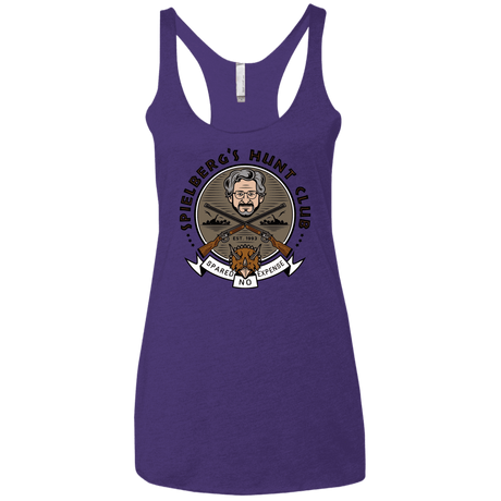 T-Shirts Purple Rush / X-Small Spielbergs Hunt Club Women's Triblend Racerback Tank