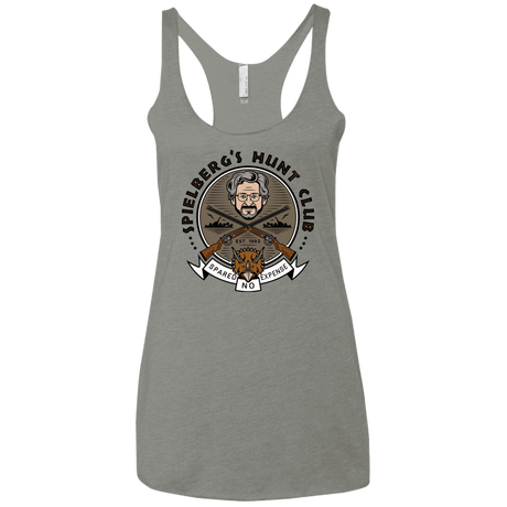 T-Shirts Venetian Grey / X-Small Spielbergs Hunt Club Women's Triblend Racerback Tank