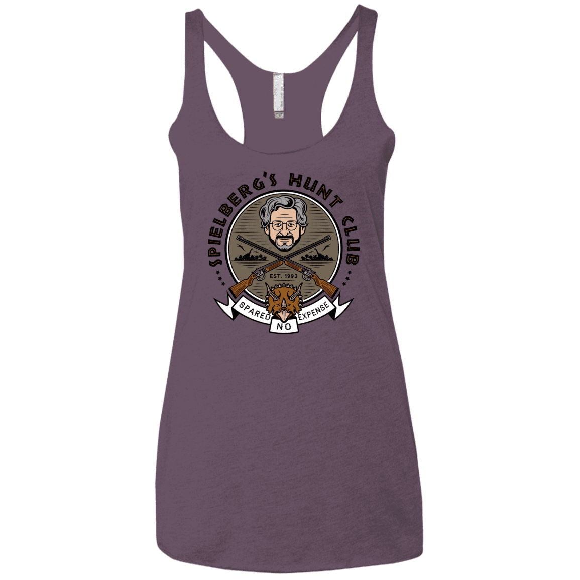 T-Shirts Vintage Purple / X-Small Spielbergs Hunt Club Women's Triblend Racerback Tank