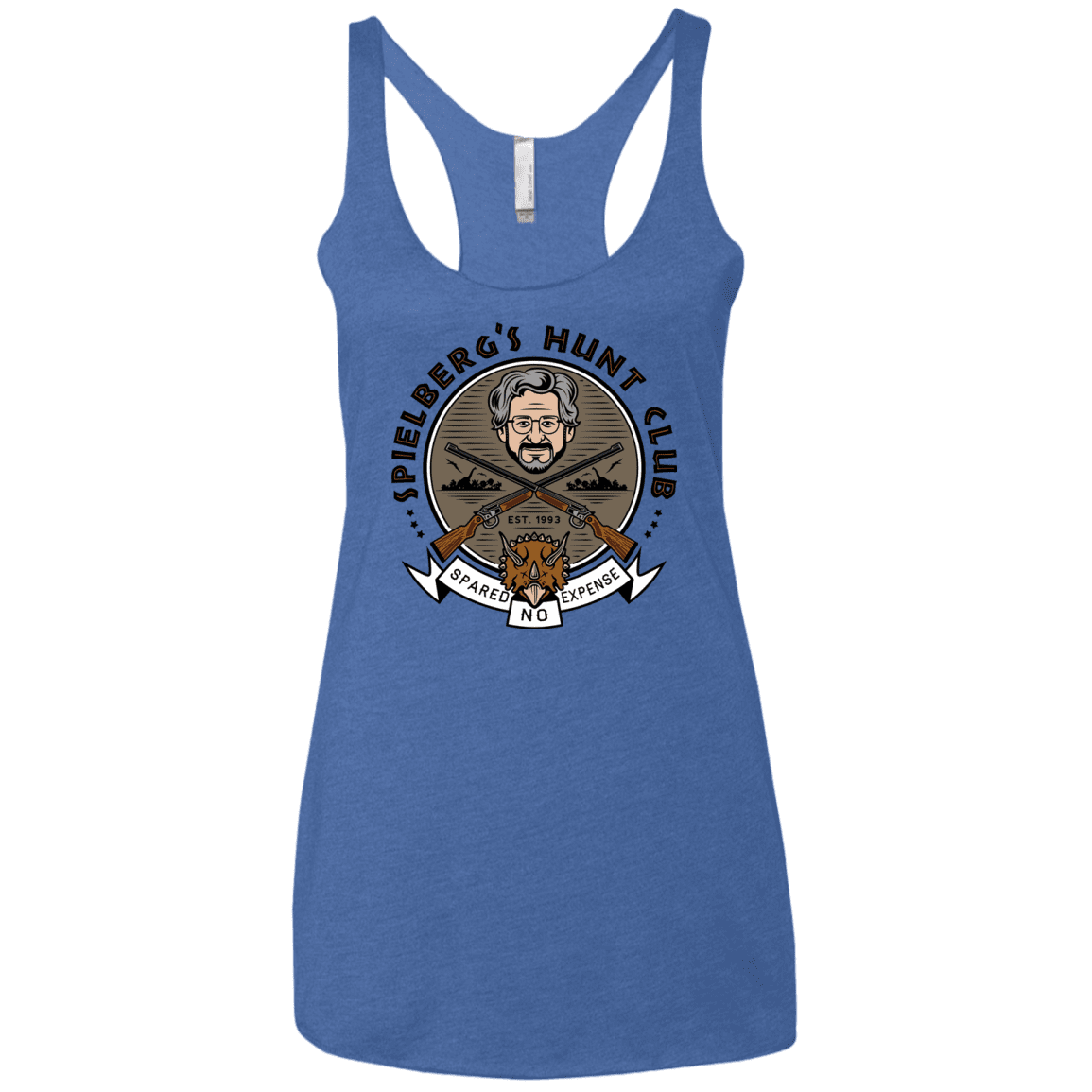 T-Shirts Vintage Royal / X-Small Spielbergs Hunt Club Women's Triblend Racerback Tank