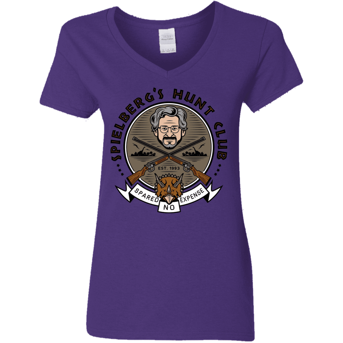 T-Shirts Purple / S Spielbergs Hunt Club Women's V-Neck T-Shirt