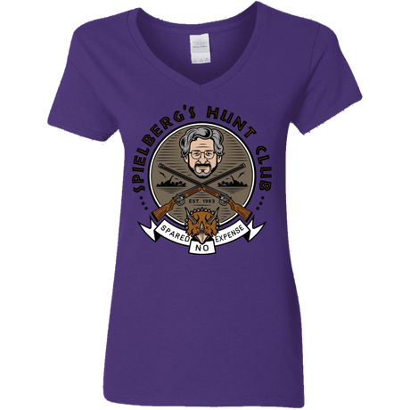 T-Shirts Purple / S Spielbergs Hunt Club Women's V-Neck T-Shirt