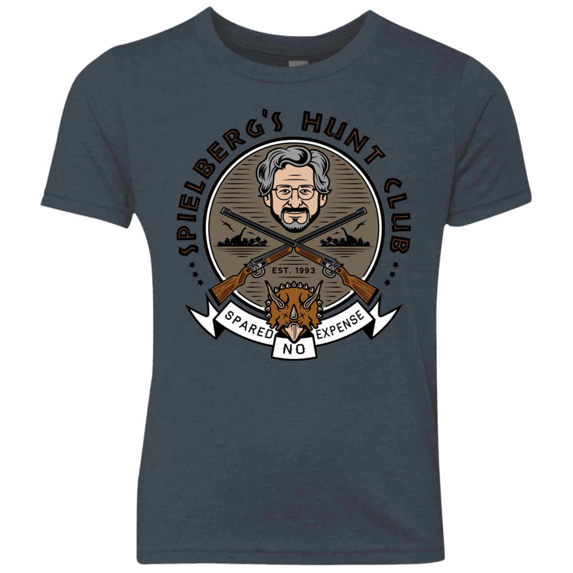 T-Shirts Vintage Navy / YXS Spielbergs Hunt Club Youth Triblend T-Shirt