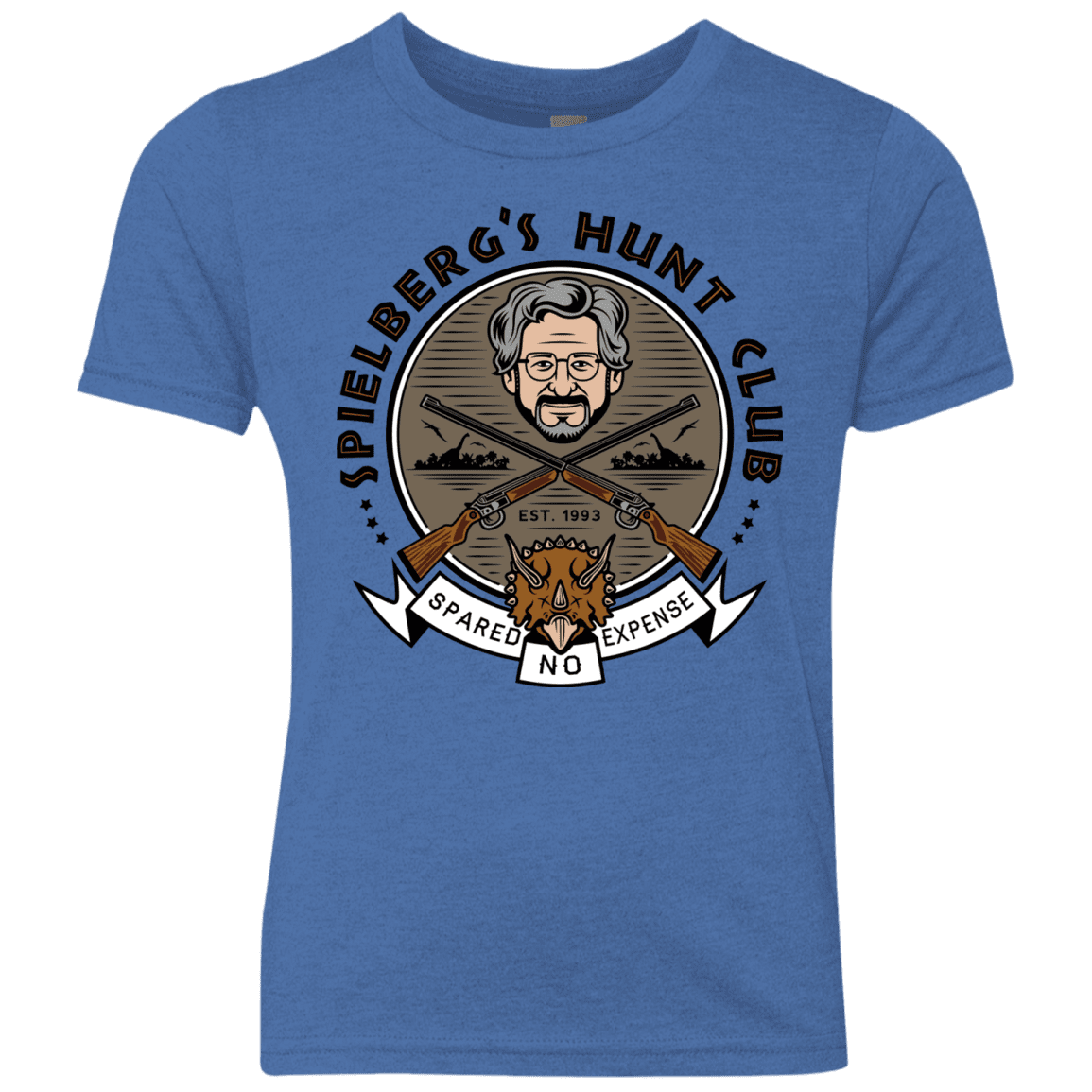 T-Shirts Vintage Royal / YXS Spielbergs Hunt Club Youth Triblend T-Shirt
