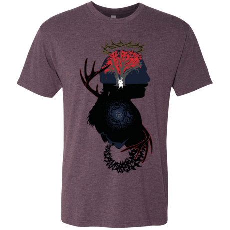 T-Shirts Vintage Purple / Small Spiral Detective Men's Triblend T-Shirt