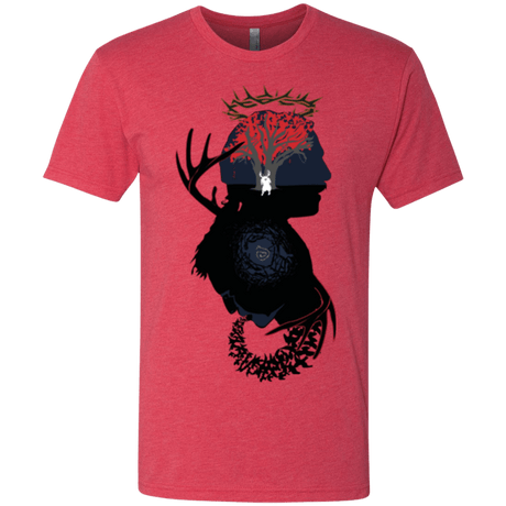 T-Shirts Vintage Red / Small Spiral Detective Men's Triblend T-Shirt