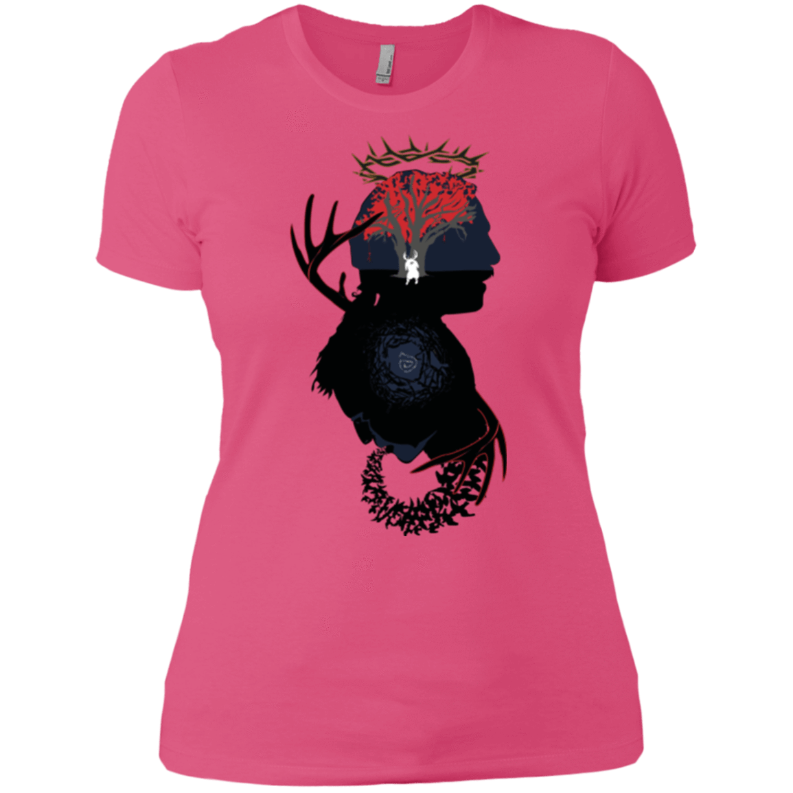 T-Shirts Hot Pink / X-Small Spiral Detective Women's Premium T-Shirt