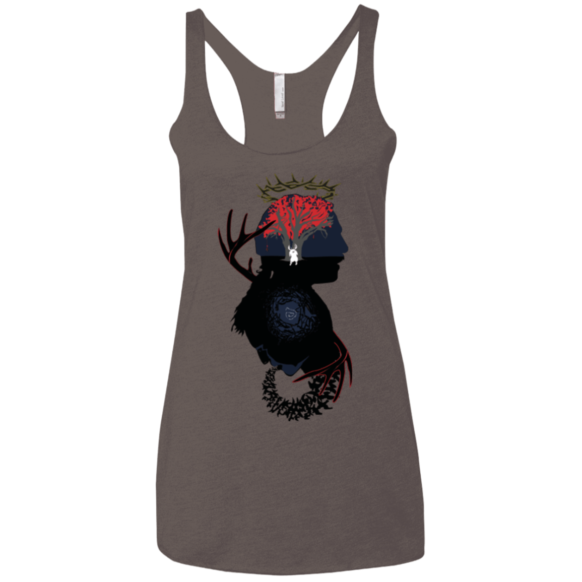 T-Shirts Macchiato / X-Small Spiral Detective Women's Triblend Racerback Tank