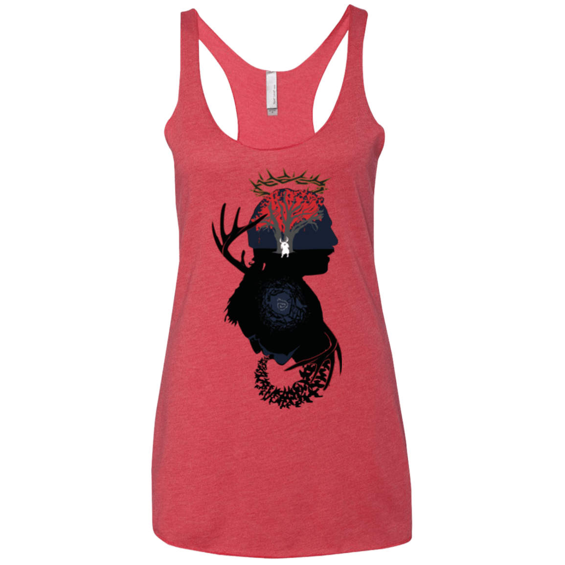 Spiral Detective Women's Triblend Racerback Tank