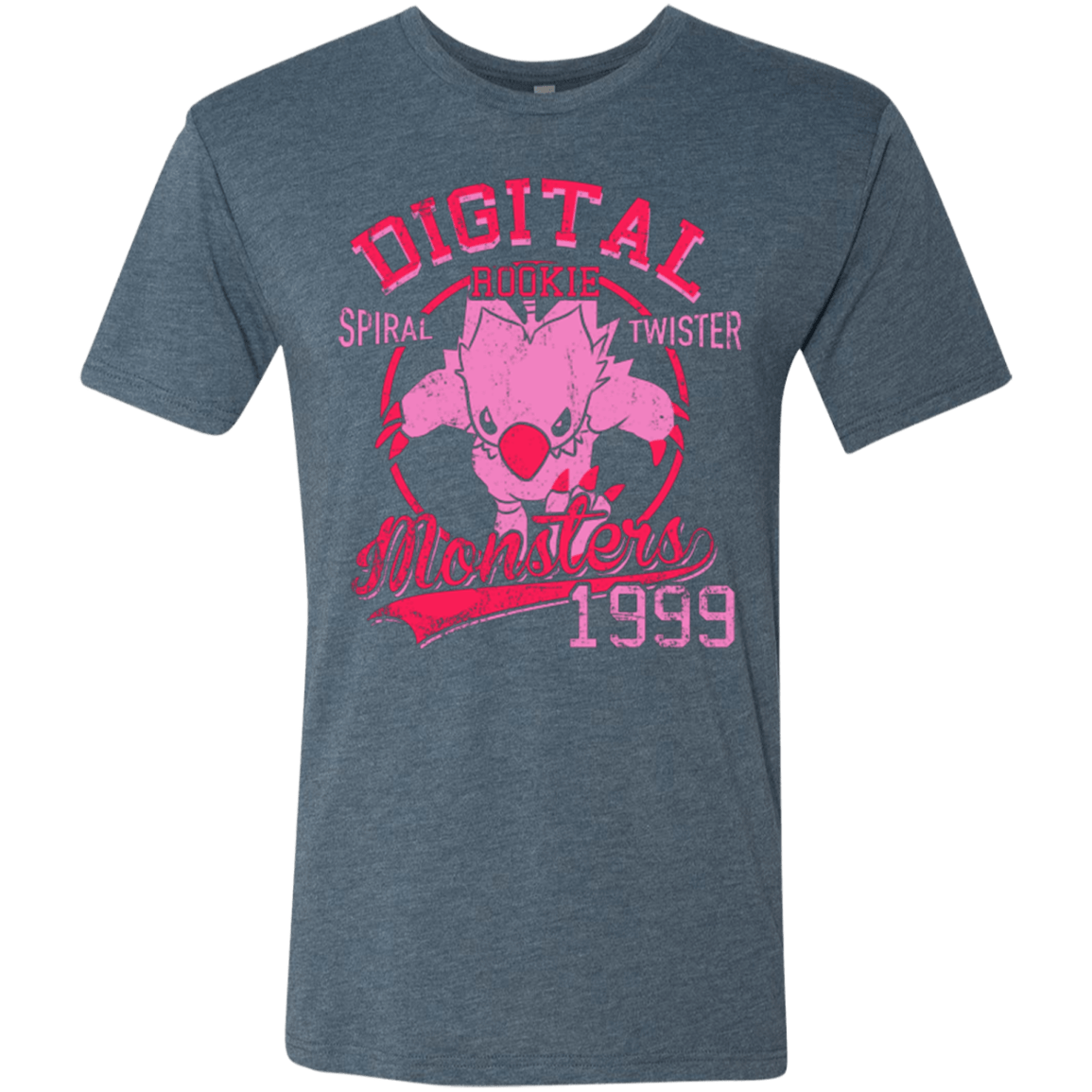 T-Shirts Indigo / Small Spiral Twister Men's Triblend T-Shirt