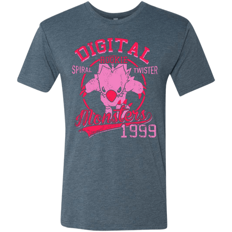 T-Shirts Indigo / Small Spiral Twister Men's Triblend T-Shirt