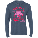 T-Shirts Indigo / X-Small Spiral Twister Triblend Long Sleeve Hoodie Tee