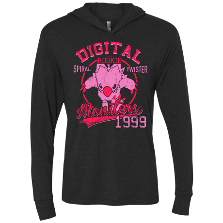 T-Shirts Vintage Black / X-Small Spiral Twister Triblend Long Sleeve Hoodie Tee