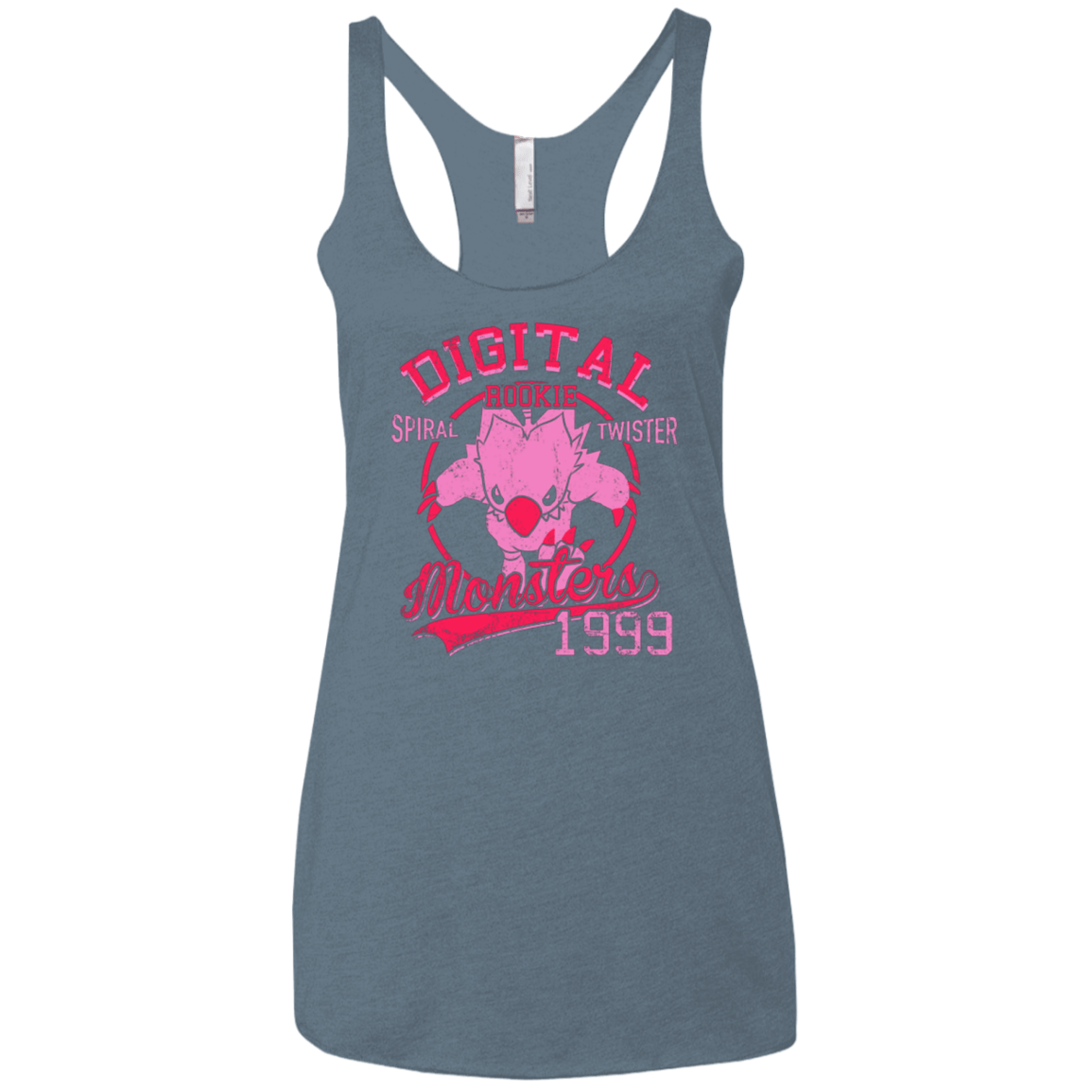 T-Shirts Indigo / X-Small Spiral Twister Women's Triblend Racerback Tank