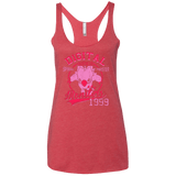 T-Shirts Vintage Red / X-Small Spiral Twister Women's Triblend Racerback Tank