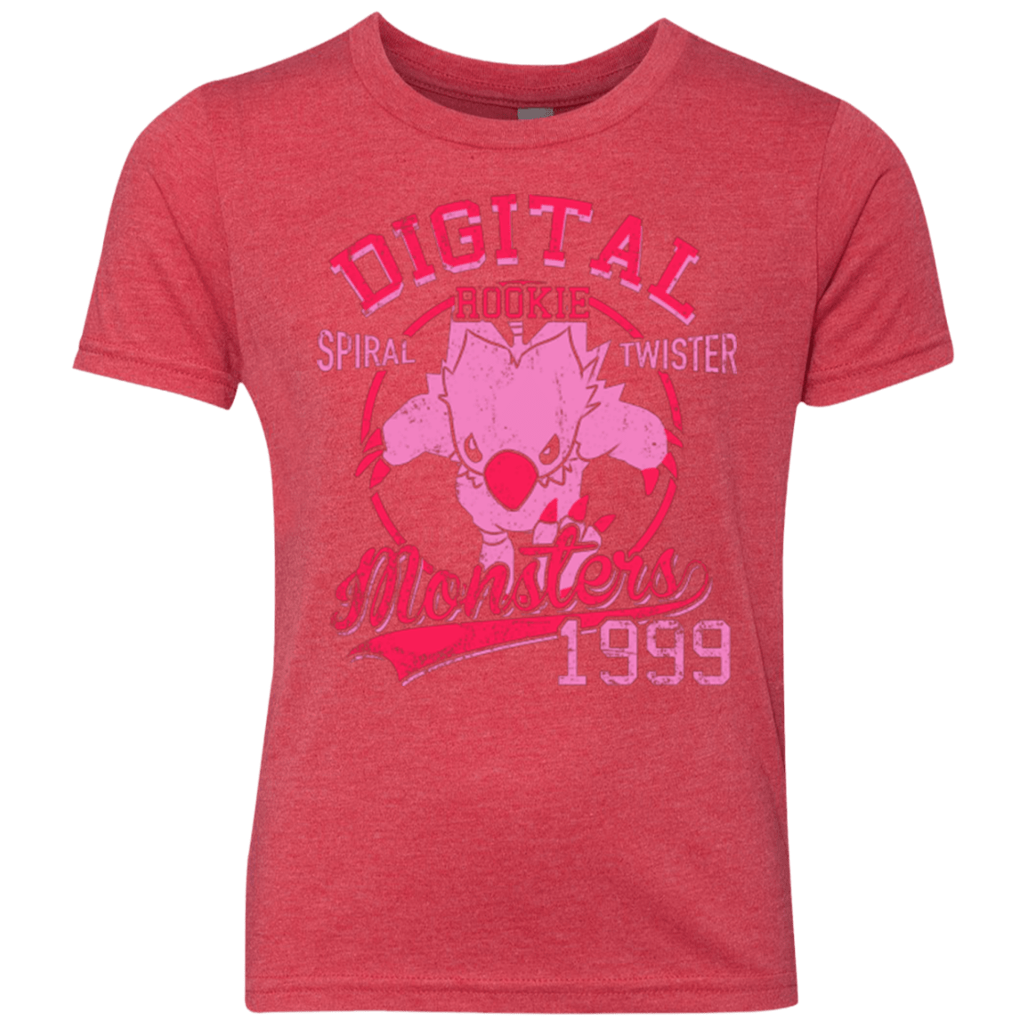 T-Shirts Vintage Red / YXS Spiral Twister Youth Triblend T-Shirt