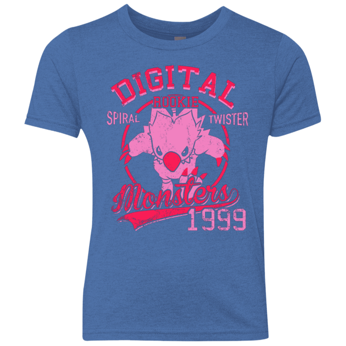 T-Shirts Vintage Royal / YXS Spiral Twister Youth Triblend T-Shirt