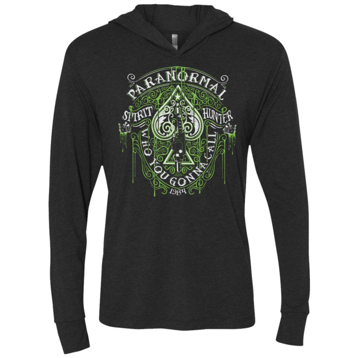 T-Shirts Vintage Black / X-Small Spirit Hunter Triblend Long Sleeve Hoodie Tee