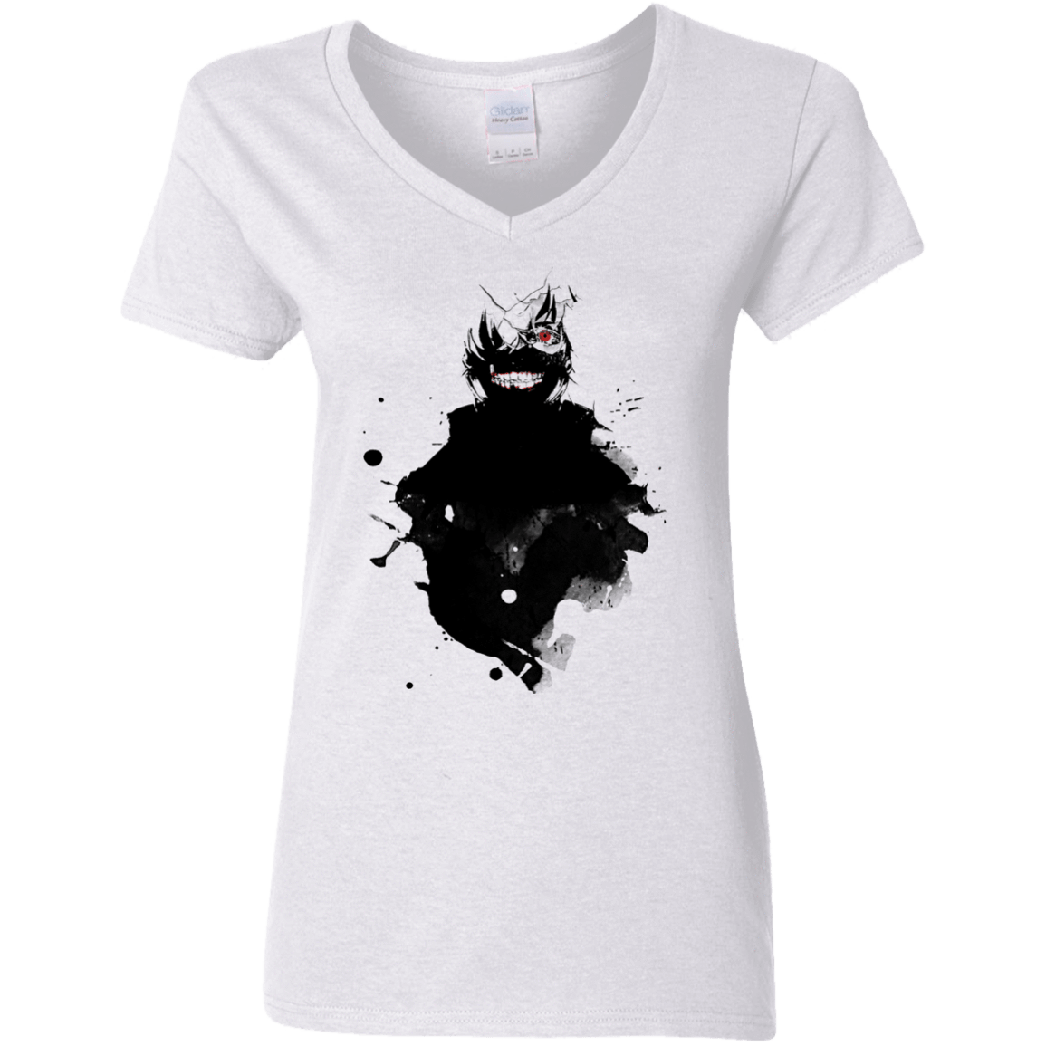 T-Shirts White / S Spirit Kaneki Women's V-Neck T-Shirt