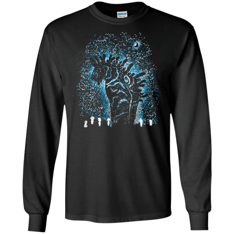 T-Shirts Black / S Spirits In The Night Men's Long Sleeve T-Shirt