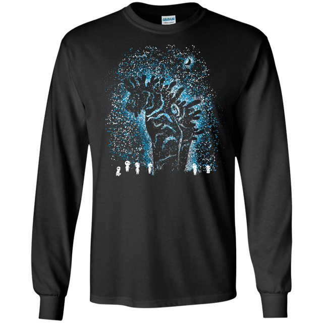 T-Shirts Black / S Spirits In The Night Men's Long Sleeve T-Shirt