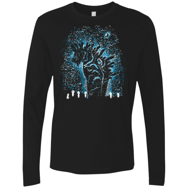 T-Shirts Black / S Spirits In The Night Men's Premium Long Sleeve