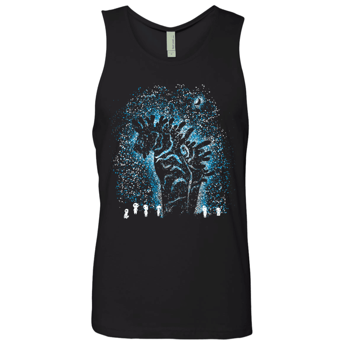 T-Shirts Black / S Spirits In The Night Men's Premium Tank Top