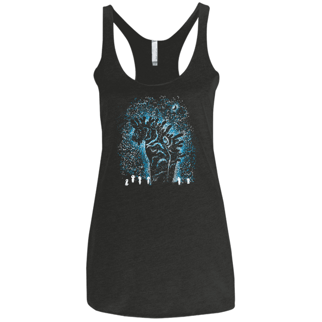 T-Shirts Vintage Black / X-Small Spirits In The Night Women's Triblend Racerback Tank