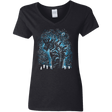 T-Shirts Black / S Spirits In The Night Women's V-Neck T-Shirt