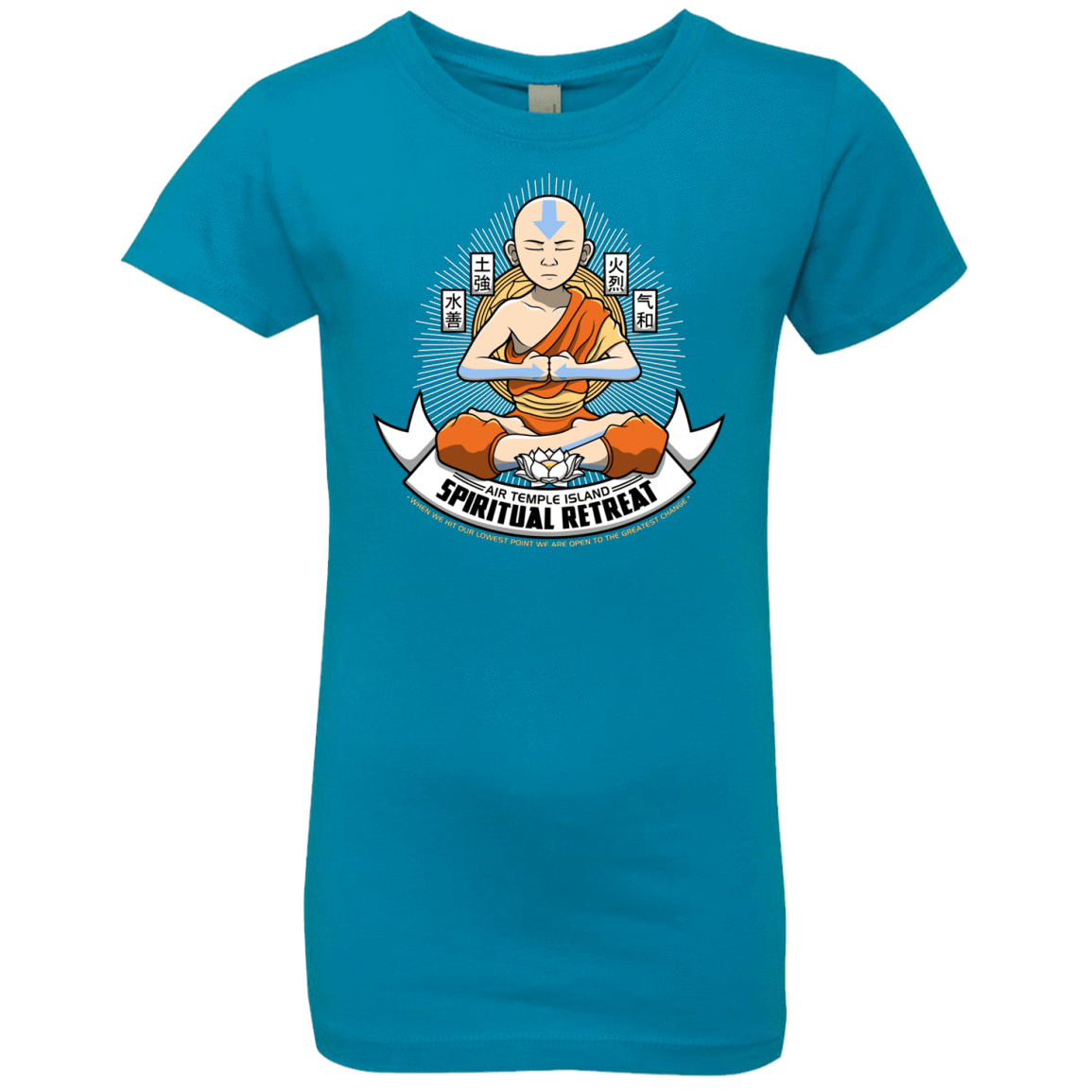 T-Shirts Turquoise / YXS SPIRITUAL RETREATT Girls Premium T-Shirt