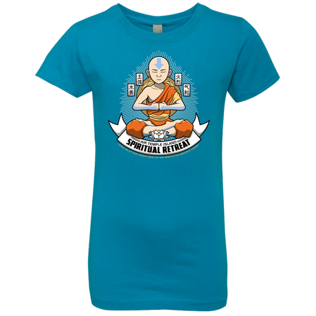 T-Shirts Turquoise / YXS SPIRITUAL RETREATT Girls Premium T-Shirt