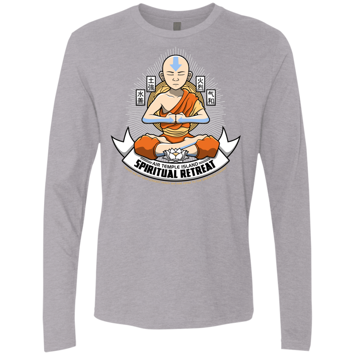 T-Shirts Heather Grey / Small SPIRITUAL RETREATT Men's Premium Long Sleeve
