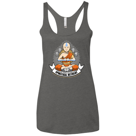 T-Shirts Premium Heather / X-Small SPIRITUAL RETREATT Women's Triblend Racerback Tank
