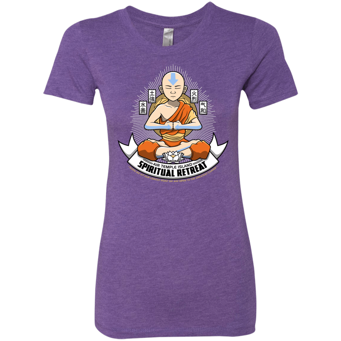 T-Shirts Purple Rush / Small SPIRITUAL RETREATT Women's Triblend T-Shirt