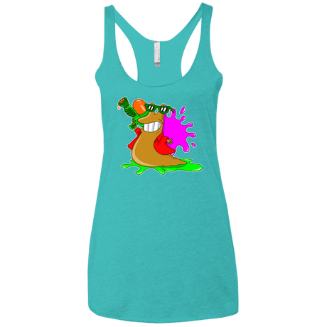 T-Shirts Tahiti Blue / X-Small Splash party Women's Triblend Racerback Tank