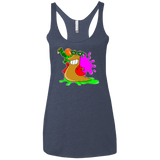 T-Shirts Vintage Navy / X-Small Splash party Women's Triblend Racerback Tank