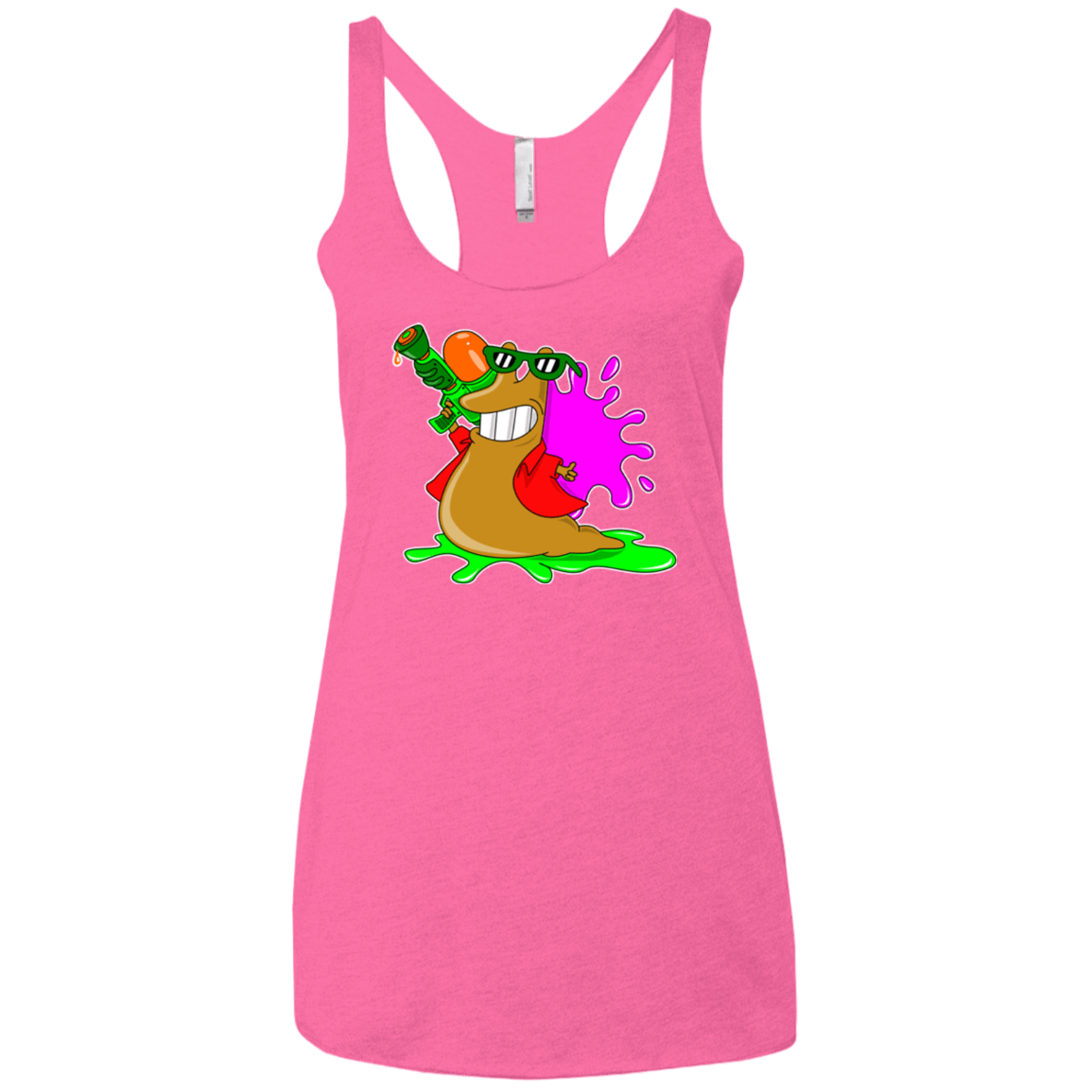 T-Shirts Vintage Pink / X-Small Splash party Women's Triblend Racerback Tank