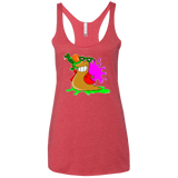 T-Shirts Vintage Red / X-Small Splash party Women's Triblend Racerback Tank