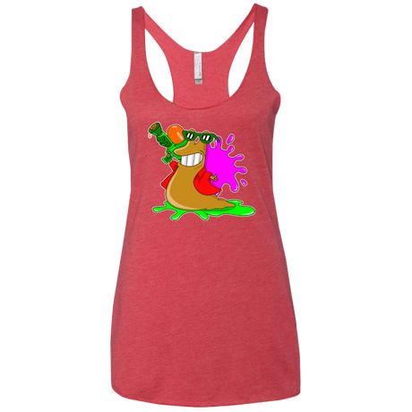 T-Shirts Vintage Red / X-Small Splash party Women's Triblend Racerback Tank