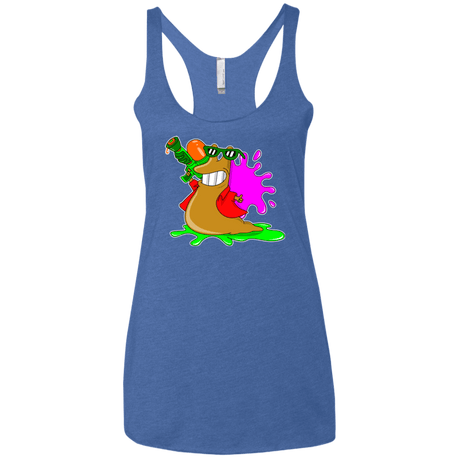 T-Shirts Vintage Royal / X-Small Splash party Women's Triblend Racerback Tank