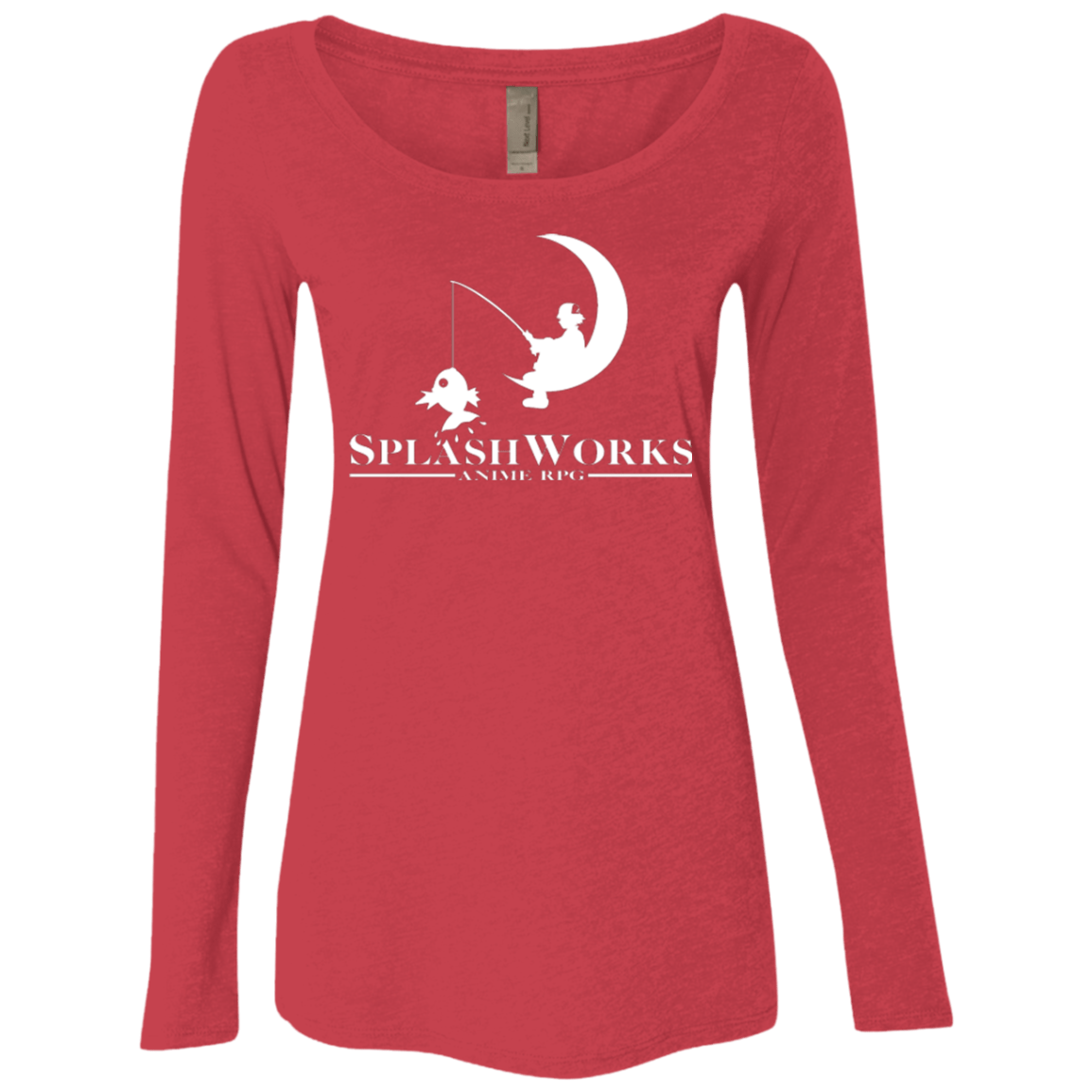 T-Shirts Vintage Red / Small Splash Works Women's Triblend Long Sleeve Shirt