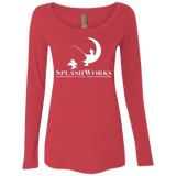 T-Shirts Vintage Red / Small Splash Works Women's Triblend Long Sleeve Shirt