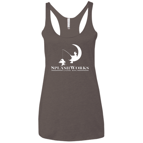 T-Shirts Macchiato / X-Small Splash Works Women's Triblend Racerback Tank