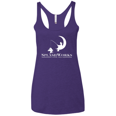 T-Shirts Purple / X-Small Splash Works Women's Triblend Racerback Tank