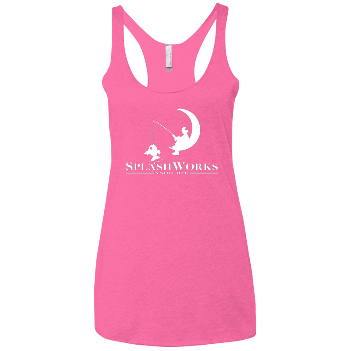 T-Shirts Vintage Pink / X-Small Splash Works Women's Triblend Racerback Tank