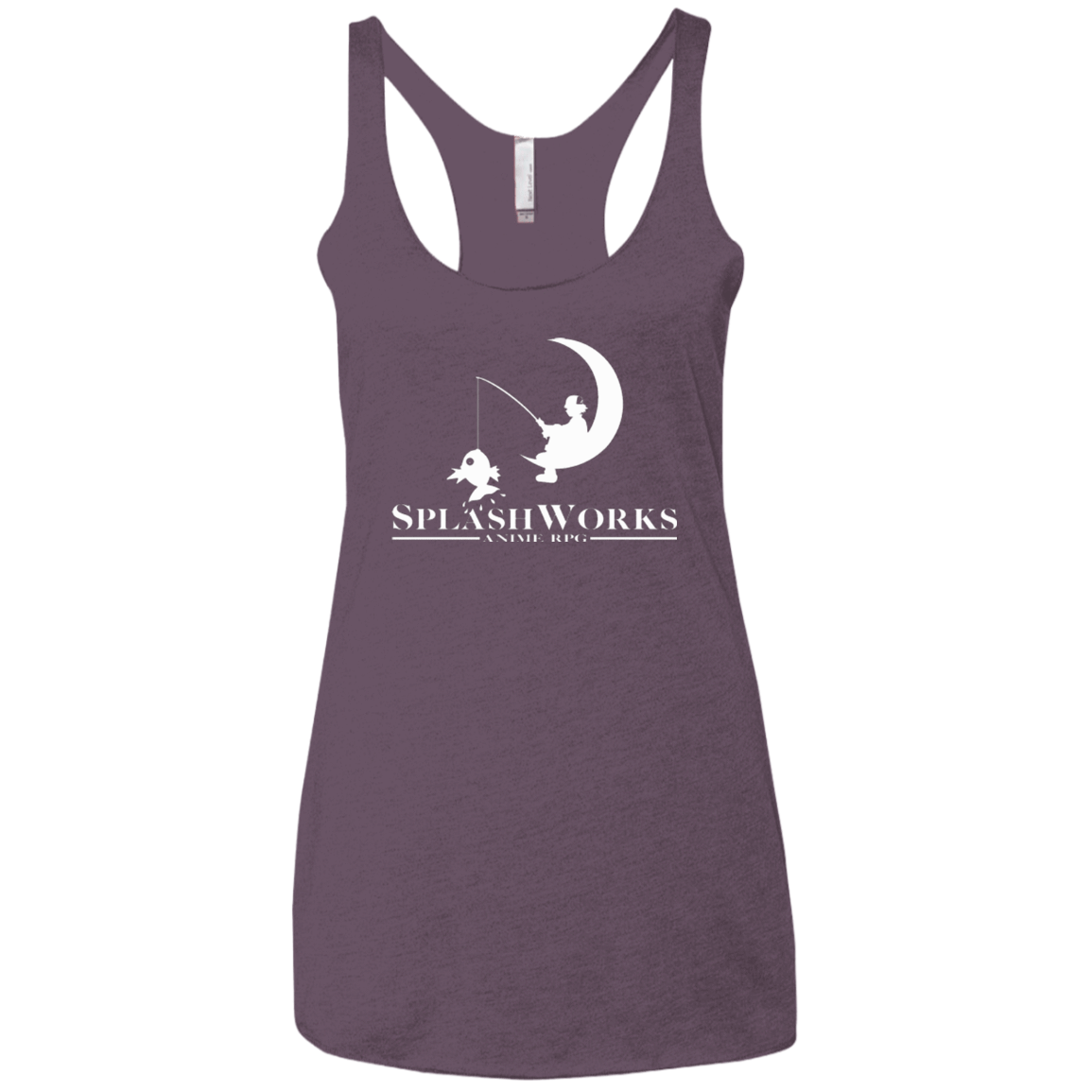T-Shirts Vintage Purple / X-Small Splash Works Women's Triblend Racerback Tank