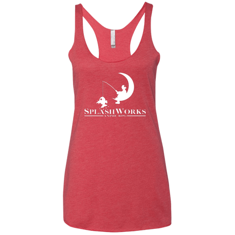T-Shirts Vintage Red / X-Small Splash Works Women's Triblend Racerback Tank